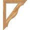 Ekena Millwork Funston Traditional Rough Sawn Bracket w/ Offset Brace, Western Red Cedar, 6"W x 32"D x 40"H BKT0604X32X40FST01RWR - alternate 2